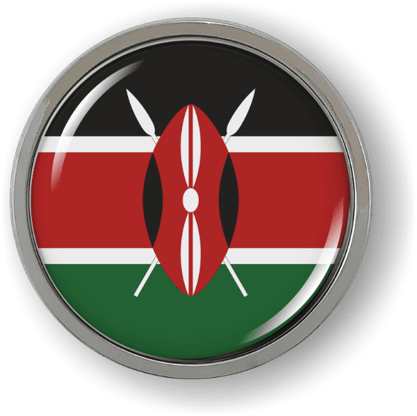 Kenya - Flag - Country Emblem